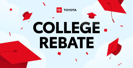$500 College Rebate on New Toyota Models